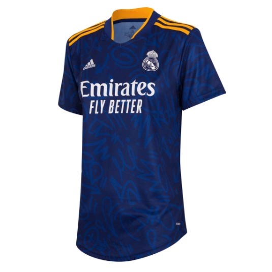 Camiseta Real Madrid Segunda Mujer 2021-2022